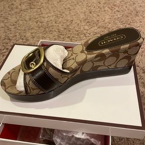 COACH Gretta Wedge Shoes